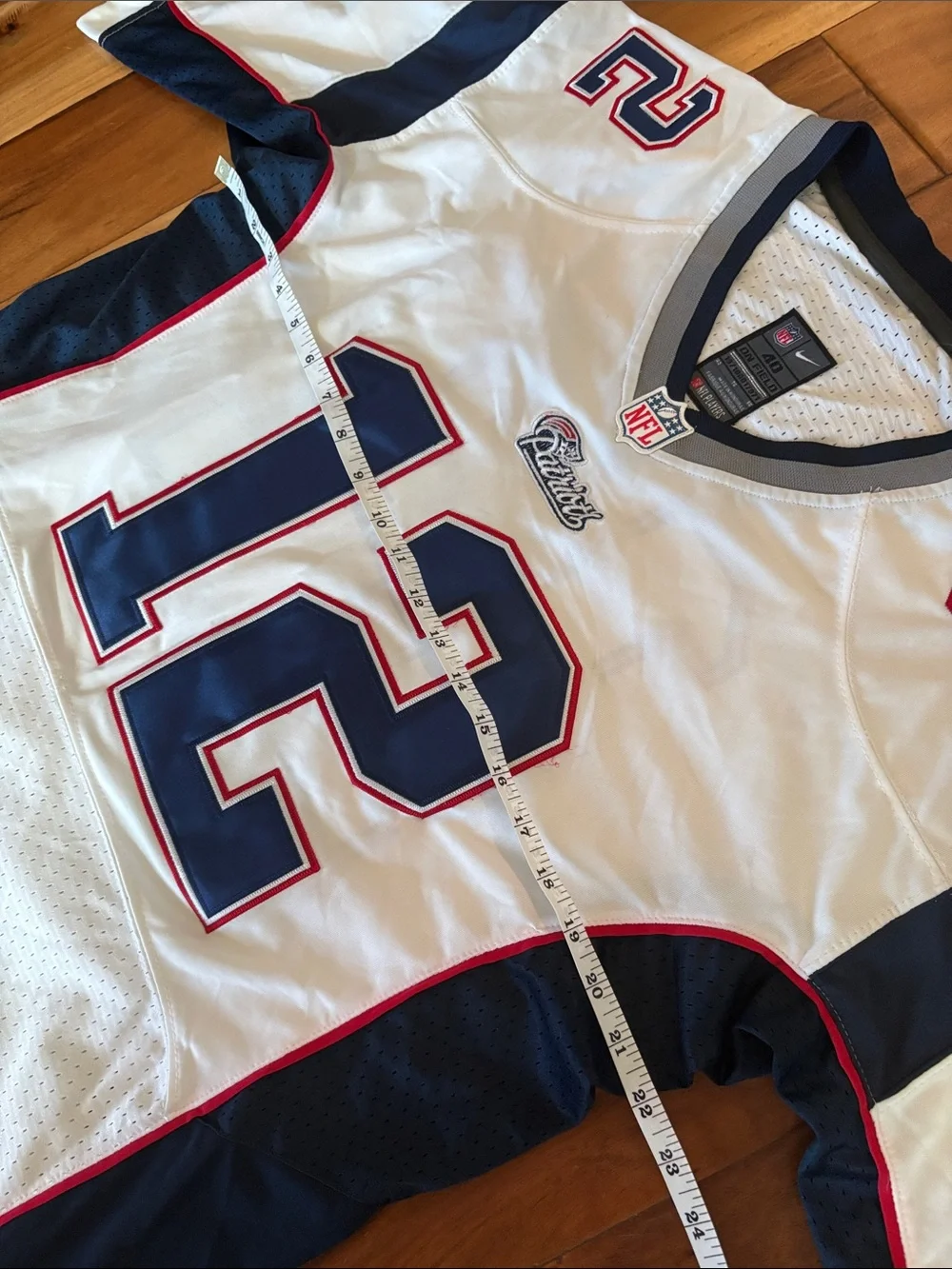 Nike New England Patriots Tom Brady #12 NFL On Field Jersey Men Size 40 Medium